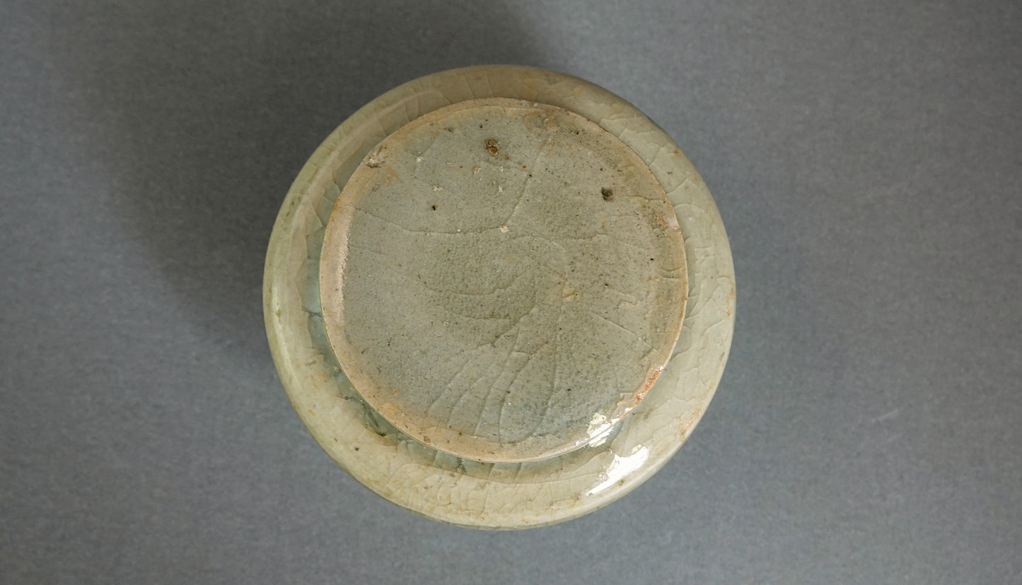 元代龍泉窯青釉小蓋盒